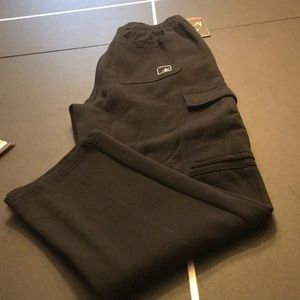 Mens And1 fleece cargo pants size M